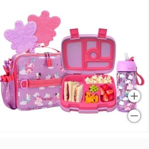 Bentgo® Kids Prints Pack Lunch Bundle Set NEW GIFT, fairy